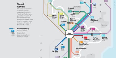 แผนที่ของรถบัส 