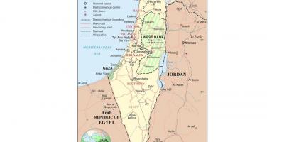 แผนที่ของอิสราเอลกสนามบิน